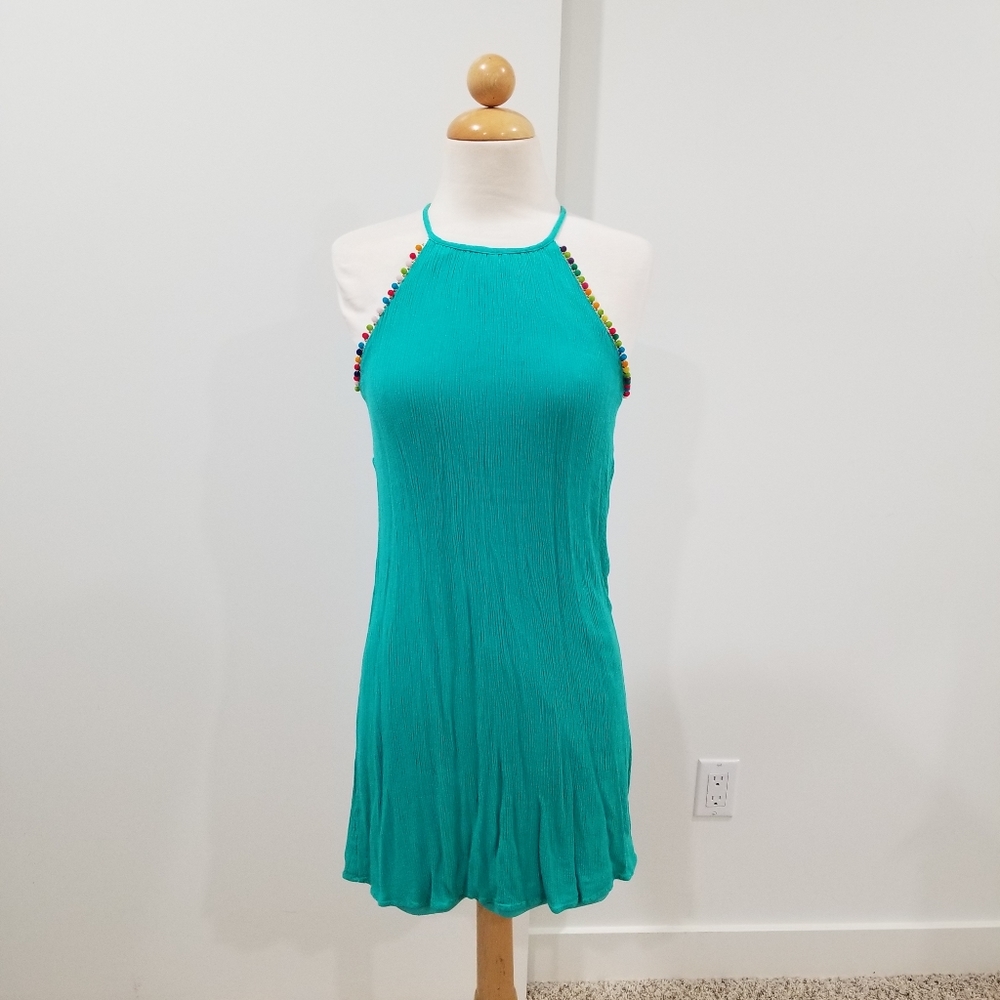The Vanity Room Teal Dress